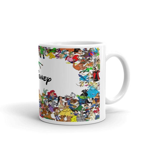 Caneca de Porcelana Disney Personagens