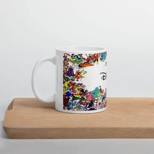 Caneca de Porcelana Disney Personagens - 5