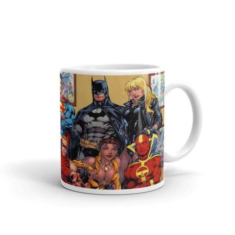 Caneca de Porcelana Liga da Justiça Mod
