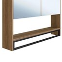 Ver imagem 3 de Armário de Banheiro Espelheira com 2 Portas Moscow Mel Z54 - Mpozenato