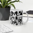 Ver imagem 4 de Caneca de Porcelana Dogs Preto e Branco