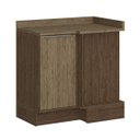 Ver imagem 1 de Balcão de Canto 1 Porta com Rodapé Modulada Lis Decibal