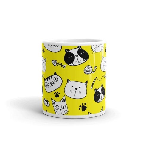 Caneca de Porcelana Cats