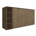 Ver imagem 1 de Armário Aéreo 2 Portas e Porta Vinho Modulada Lis Decibal