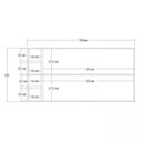 Ver imagem 4 de Armário Aéreo 2 Portas e Porta Vinho Modulada Lis Decibal