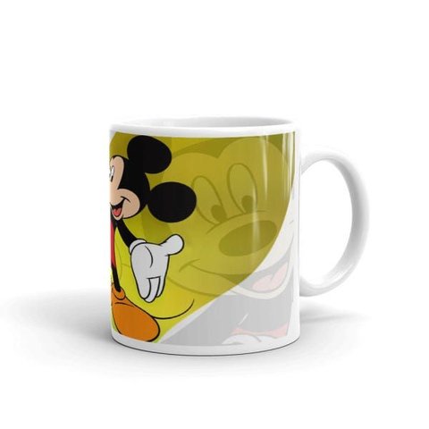 Caneca de Porcelana Mickey Mouse