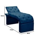 Ver imagem 4 de Maca Estofada Estética Cílios Regulável Spa Suede Ana Azul Marinho