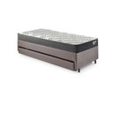 Ver mais imagens de Bicama Box Solteiro Courino Linho 88x188x28 Cm com Colchão Adapto Molas Ensacadas Ecoflex