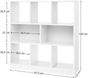 Ver imagem 6 de Estante Organizadora Joana 100% Mdf (casa Móveis Decoração) WoodCore