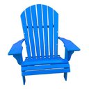 Ver imagem 2 de Cadeira Adirondack Clean Jardim Externa Pavão Azul-lazúli Azul-lazúli Adirondack