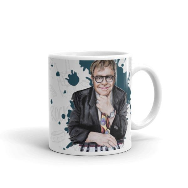 Caneca de Porcelana Elton John - 5