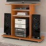 Rack para Tv até 32 Polegadas Cipó 2 Prateleiras Cinamomo/off - Jcm Móveis - 1