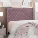 Ver imagem 5 de Cabeceira Decorativa King Size 1,95M Givenchy Veludo Uva - Gran Belo