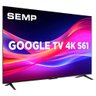 Tv 55p Semp Led Smart 4k Google Tv - 55s61 - 4