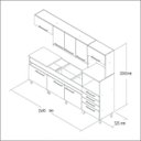 Ver imagem 4 de Cozinha Compacta 8 Portas 4 Gavetas Open Decibal