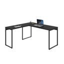 Ver imagem 2 de Mesa Em L Diretor 150X150X75Cm Preto Ônix/Est.Preta