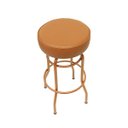 Ver imagem 2 de Banqueta Altura 65cm Bar Giratória cor Cobre assento cobre Poltronas do Sul Banqueta Bar