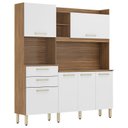 Ver imagem 1 de Kit para Cozinha Select Amendola Branco - Demóbile