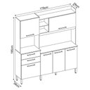 Ver imagem 4 de Kit para Cozinha Select Amendola Branco - Demóbile