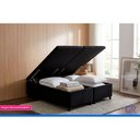 Ver imagem 2 de Cama Box Baú Viuva Costa Rica Corano Black Viuva