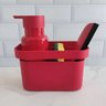 Kit Organizador De Pia Cozinha Dispenser Detergente Rodo Ou - 6