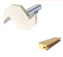 Ver imagem 3 de Fresa T Serrinha Debrum Serrinha T Haste 6mm Corte 3/16 ( Perfil T)