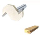 Ver imagem 3 de Fresa T Serrinha Debrum Serrinha T Haste 6mm Corte 1/8 ( Perfil T)