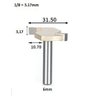 Fresa T Serrinha Debrum Serrinha T Haste 6mm Corte 1/8 ( Perfil T) - 2