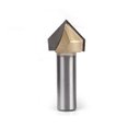 Ver imagem 1 de Fresa Gravadora V-Bit 90 Graus Corte V Haste 12mm X 3/4