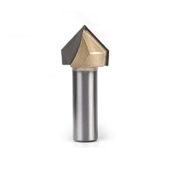 Fresa Gravadora V-Bit 90 Graus Corte V Haste 12mm X 3/4 - 1