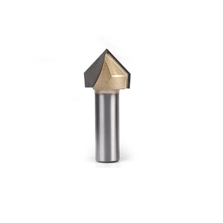 Fresa Gravadora V-Bit 90 Graus Corte V Haste 12mm X 3/4