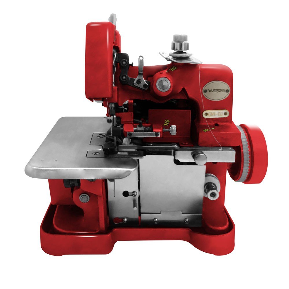 Máquina de Costura Overloque Semi Industrial 3 Fios com Motor Acoplado modelo GN-1 - 110v - Vermelho - 2