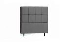 Ver imagem 1 de Cabeceira Para Cama Box Roma Casal 1,40cm Suede Cinza - FdECOR