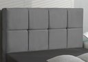 Ver imagem 3 de Cabeceira Para Cama Box Roma Casal 1,40cm Suede Cinza - FdECOR