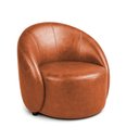 Ver imagem 2 de Poltrona Decorativa Orgânica Lua Sintético Pu D03 - D'Rossi Bege