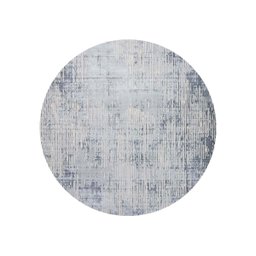 Tapete Sala Turco Elegance 03 Cinza 2,00m Redondo Edantex - 1