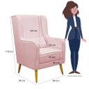 Ver imagem 6 de Poltrona de Amamentação Pé Palito Eduarda com Puff - Lg Decor Baby