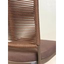 Ver imagem 3 de Jogo 4 Cadeiras de Alumínio Corda Sintética Assento 50cm Alt Cor:marrom