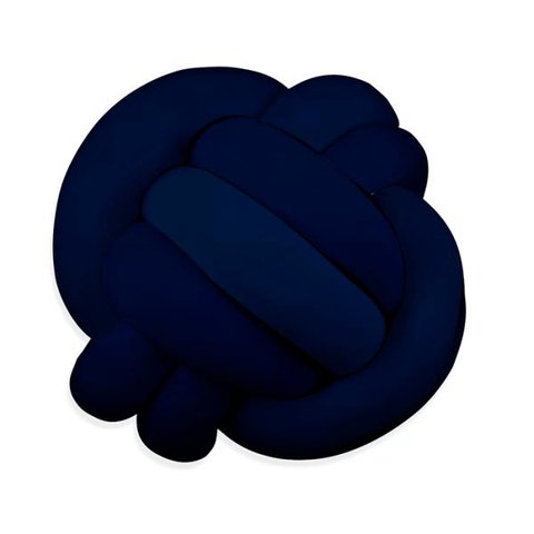 Almofada Nó Scandinavo Decoração Várias Cores Disponíveis:Azul Marinho