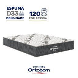 Colchão de Espuma D33 One Face Ortobom Airtech 100 Casal 138cm - 3