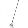Vassoura metálica para grama palheta fixa com cabo Nove54 - 1