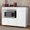 Ver imagem 2 de Balcao para Cooktop 5 Bocas 114cm 9475 Branco Mobbs