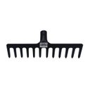 Ver imagem 1 de Kit 2 Ancinho de Aço 12 Dentes 33cm + Cabo Madeira 1,20m