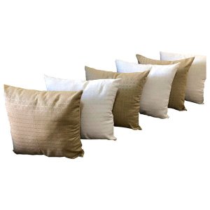 Capas de Almofadas Decorativas 6 Unidades Com Ziper:KCT0626