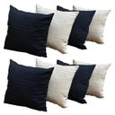 Ver imagem 1 de Capas de Almofadas Decorativas 8 Unidades Com Ziper:KCT0827