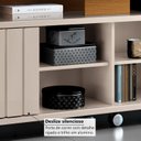 Ver imagem 6 de Rack para TV até 70 Polegadas 180cm 2 Portas de Correr Ripado Temis Espresso Móveis
