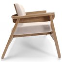 Ver imagem 3 de Kit 2 Poltronas Decorativa para Sala Living Concept L02 Nature Suede Bege - Lyam Decor