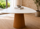 Ver imagem 3 de Mesa Orgânica Canya 135x140cm - Laca Branca