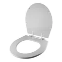 Ver imagem 2 de Assento Sanitario Poliester Ritz Cinza Real para vaso Deca