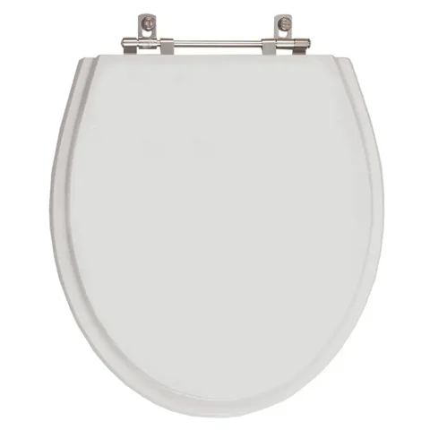 Assento Sanitario Poliester Ritz Cinza Real para vaso Deca